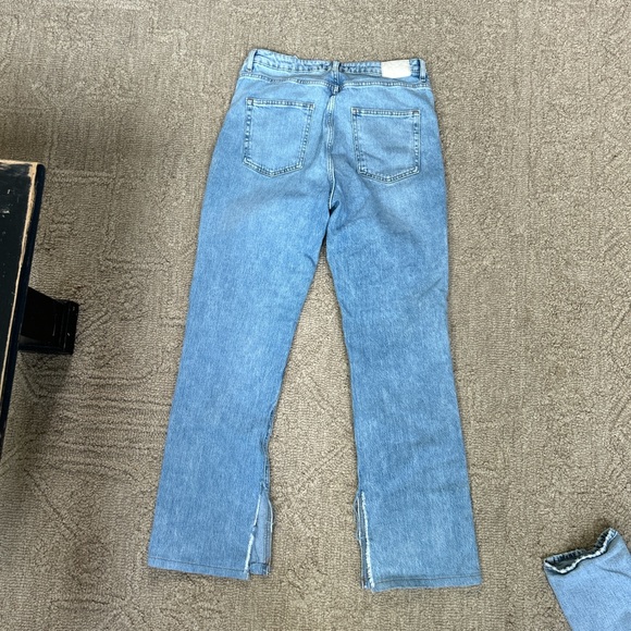 Zara Women's High Rise Jeans - Light Blue - Picture 3 of 6